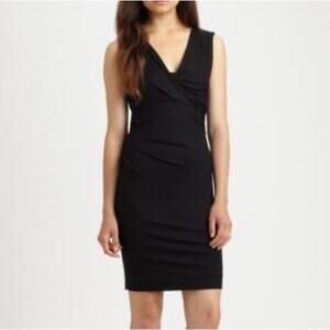 Diane von Furstenberg Parker little black stretch dress, black size small
